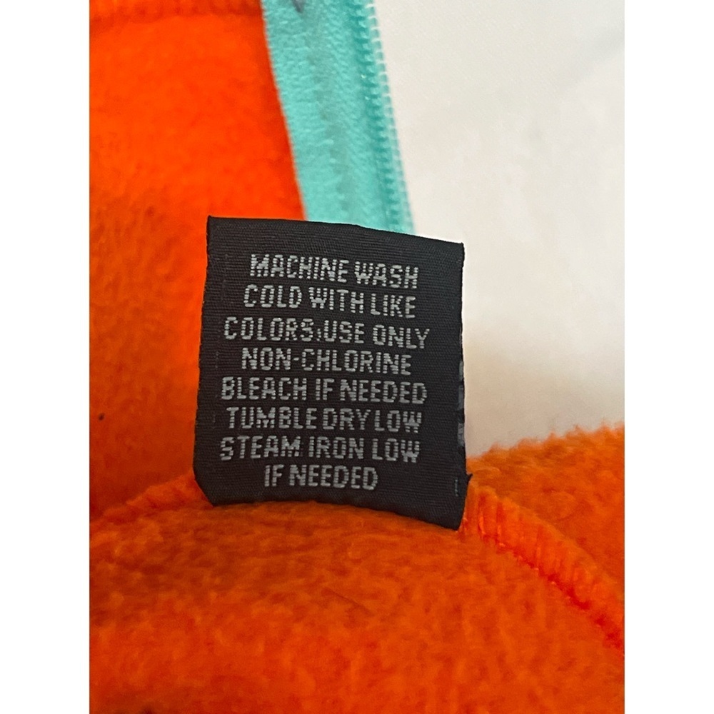 Free Nature Vest Men’s Large Multicolor Fleece Hooded Full Zip Pockets - Picture 12 of 12
